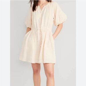 Old navy mini poet dress size Xs Euc